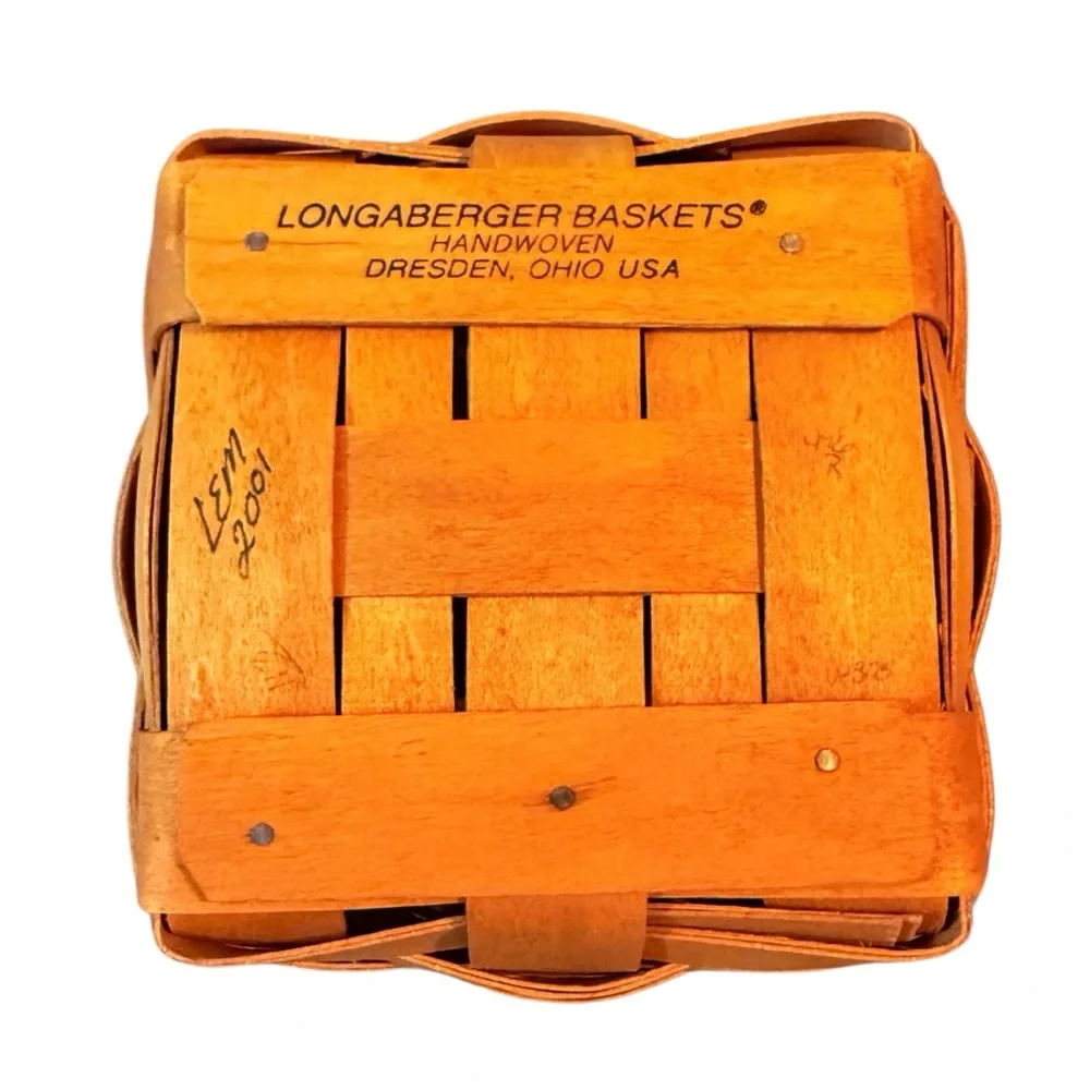 Longaberger Classic Authentic Medium Utensils Basket New in Original Packaging